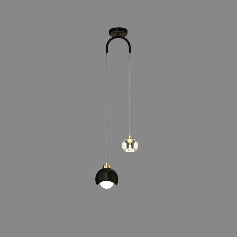 Crystal Bedside Pendant Light