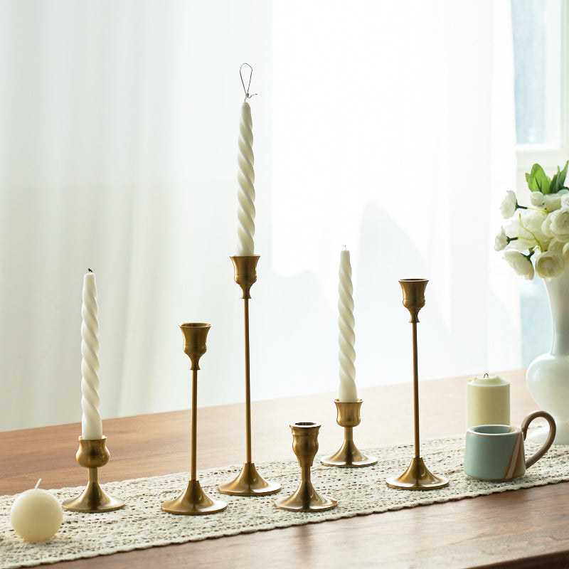 Brass Candlestick (3-Piece Set)