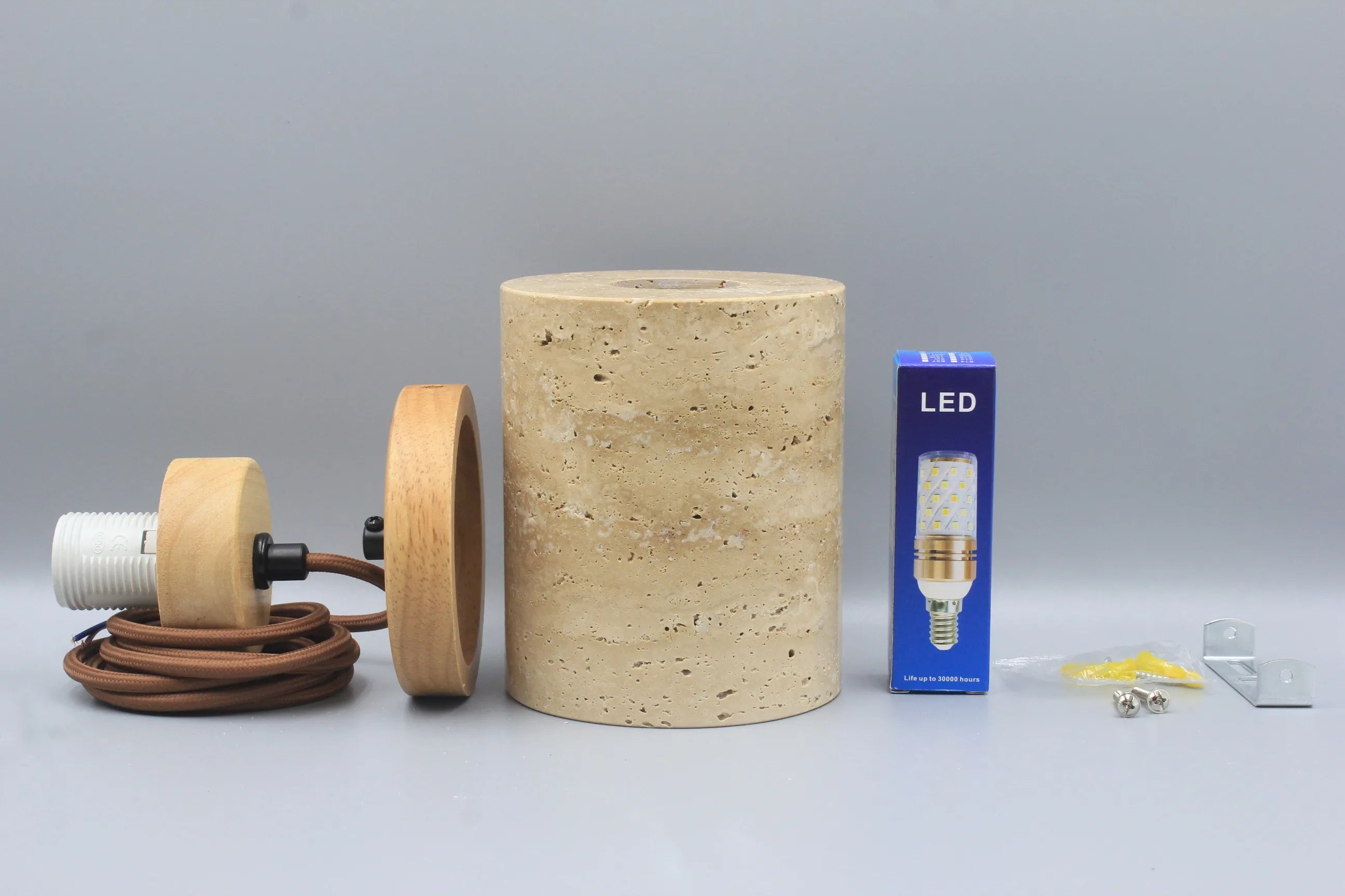 Wabi-Sabi Stone Pendant Lamp