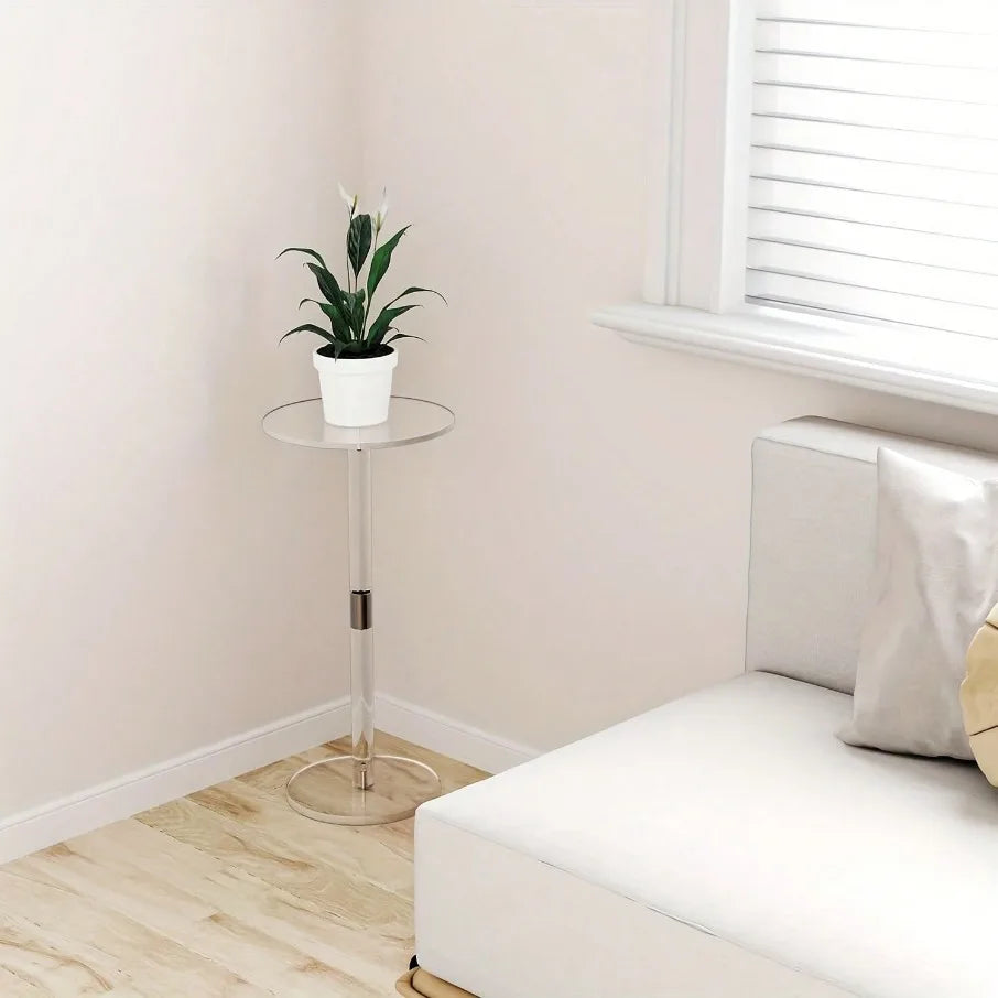Round Acrylic Side Table