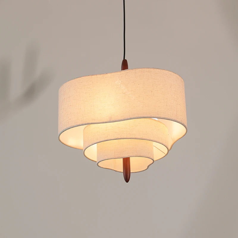 Wabi-Sabi Fabric Pendant Chandelier