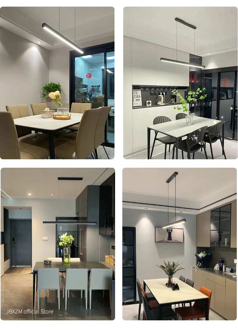 Modern Acrylic Linear Pendant Light