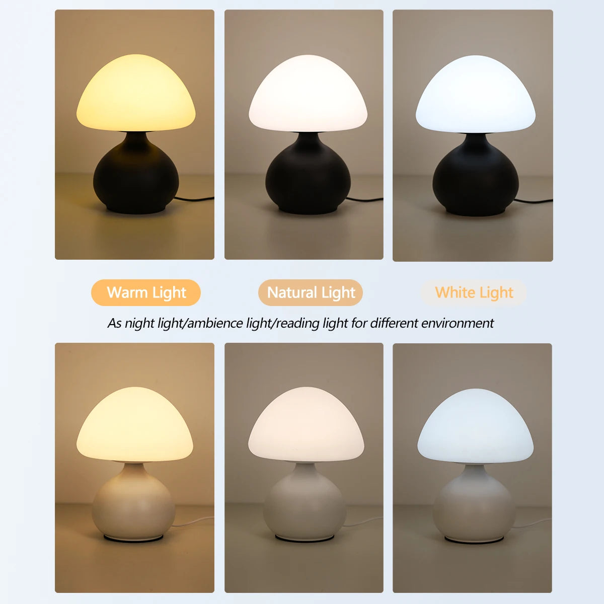 Mushroom Table Lamp