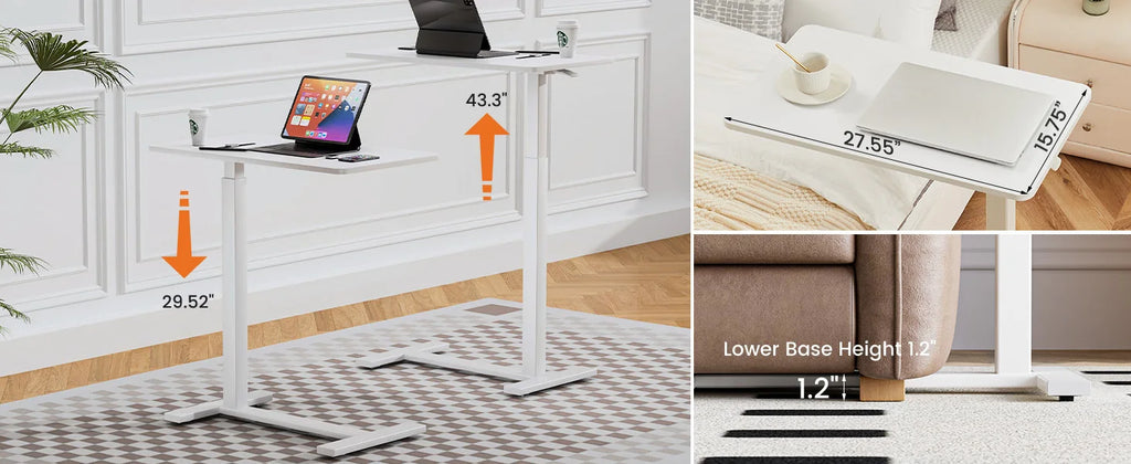 Slim Side Table Nightstand