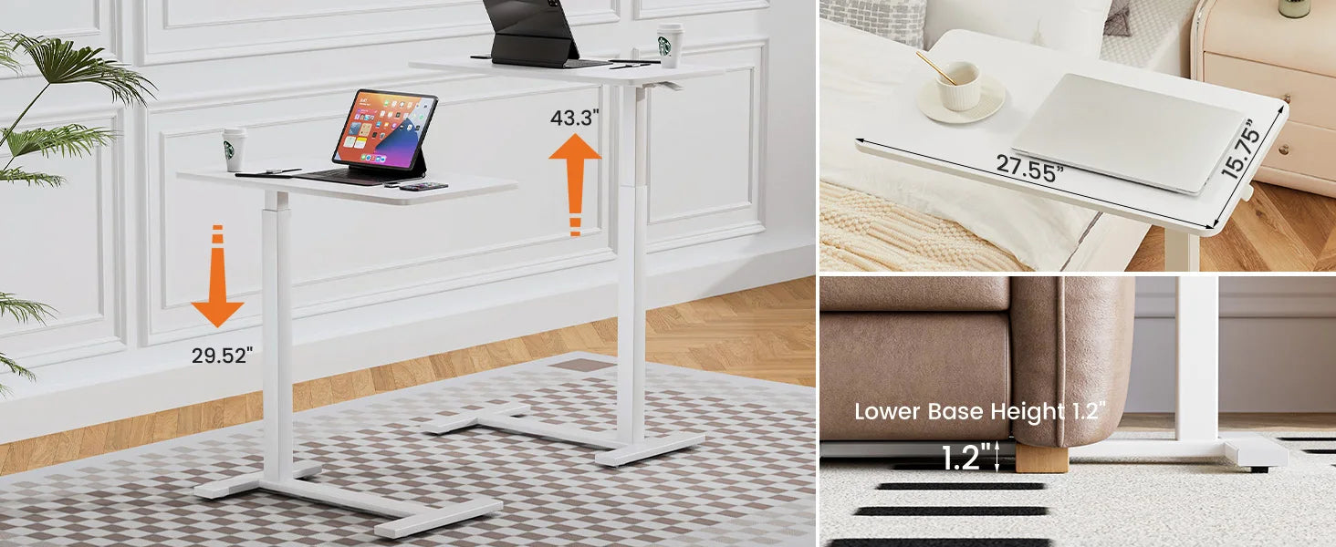 Slim Side Table Nightstand