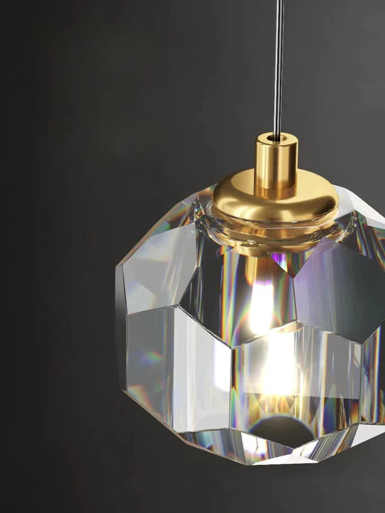 Crystal Bedside Pendant Light