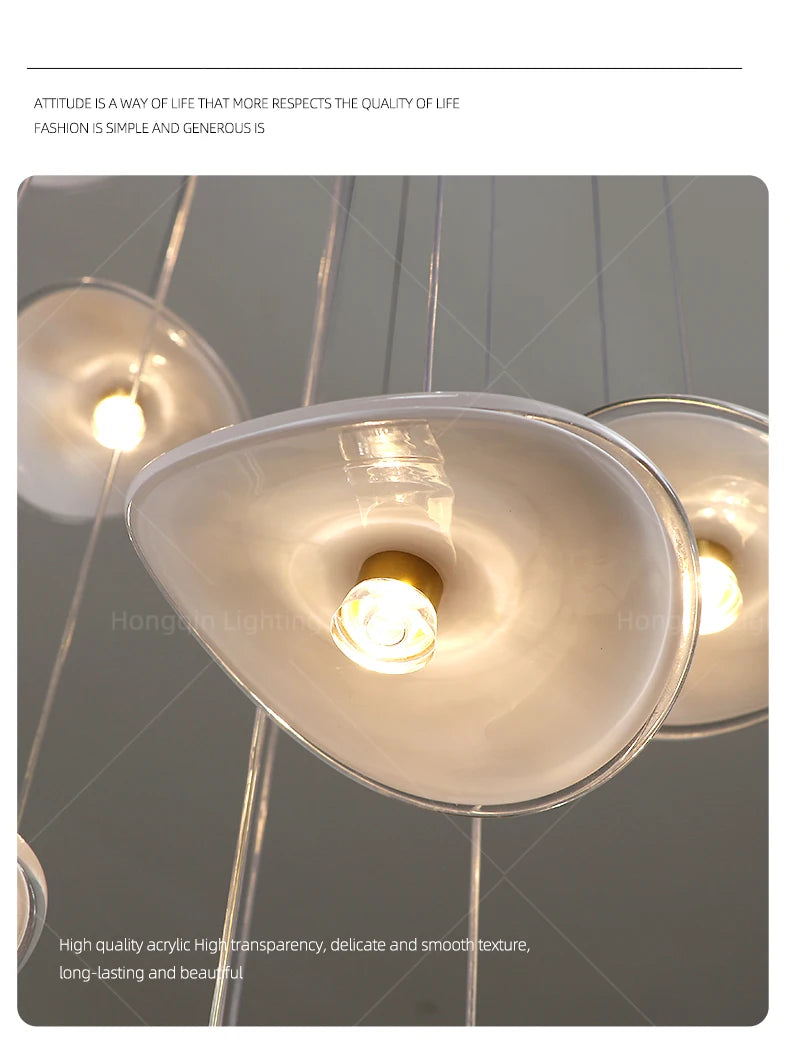 Nordic Stone Pendant Chandelier