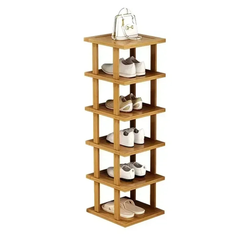 Bamboo Corner Shoe Rack