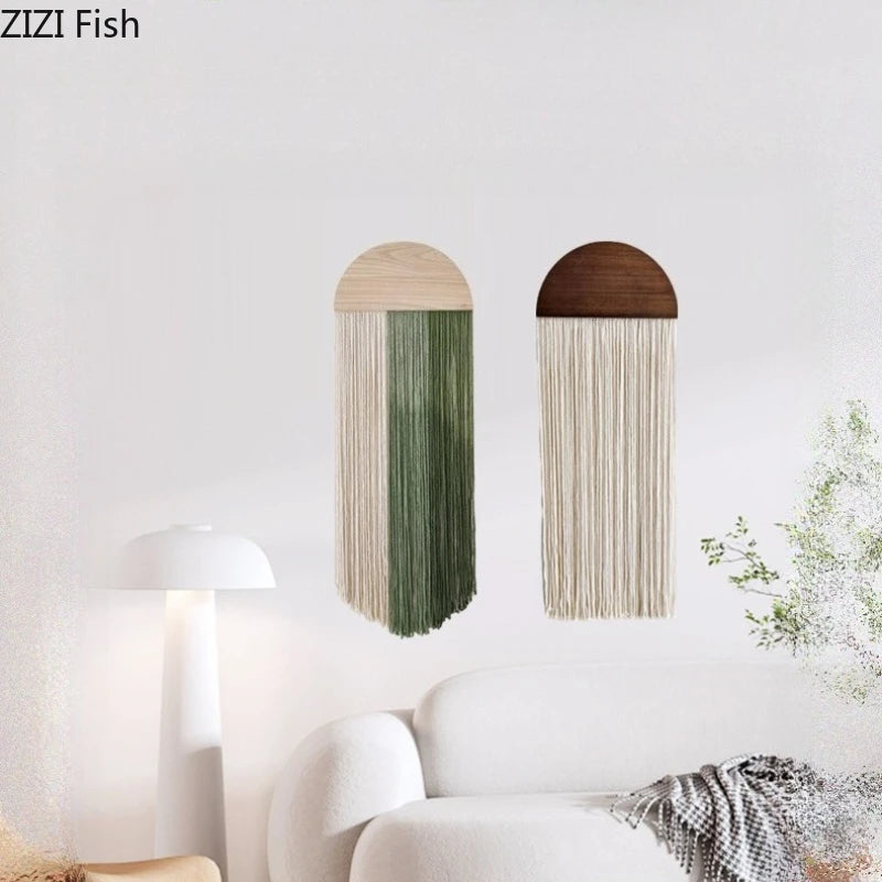 Half-circle Woven Wall Tapestry