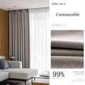 Modern Cotton-Linen Blackout Curtains