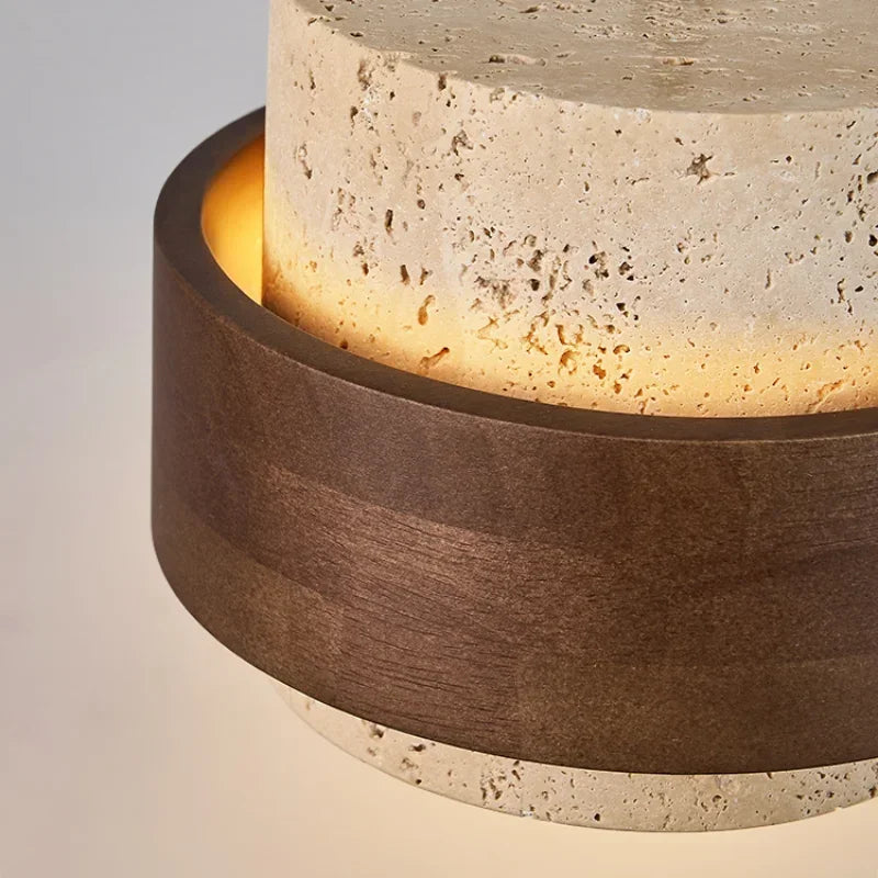 Japanese Stone Pendant Chandelier