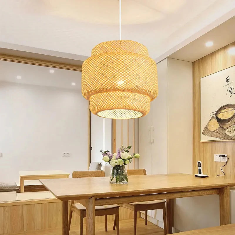Japanese Bamboo Pendant Lamp