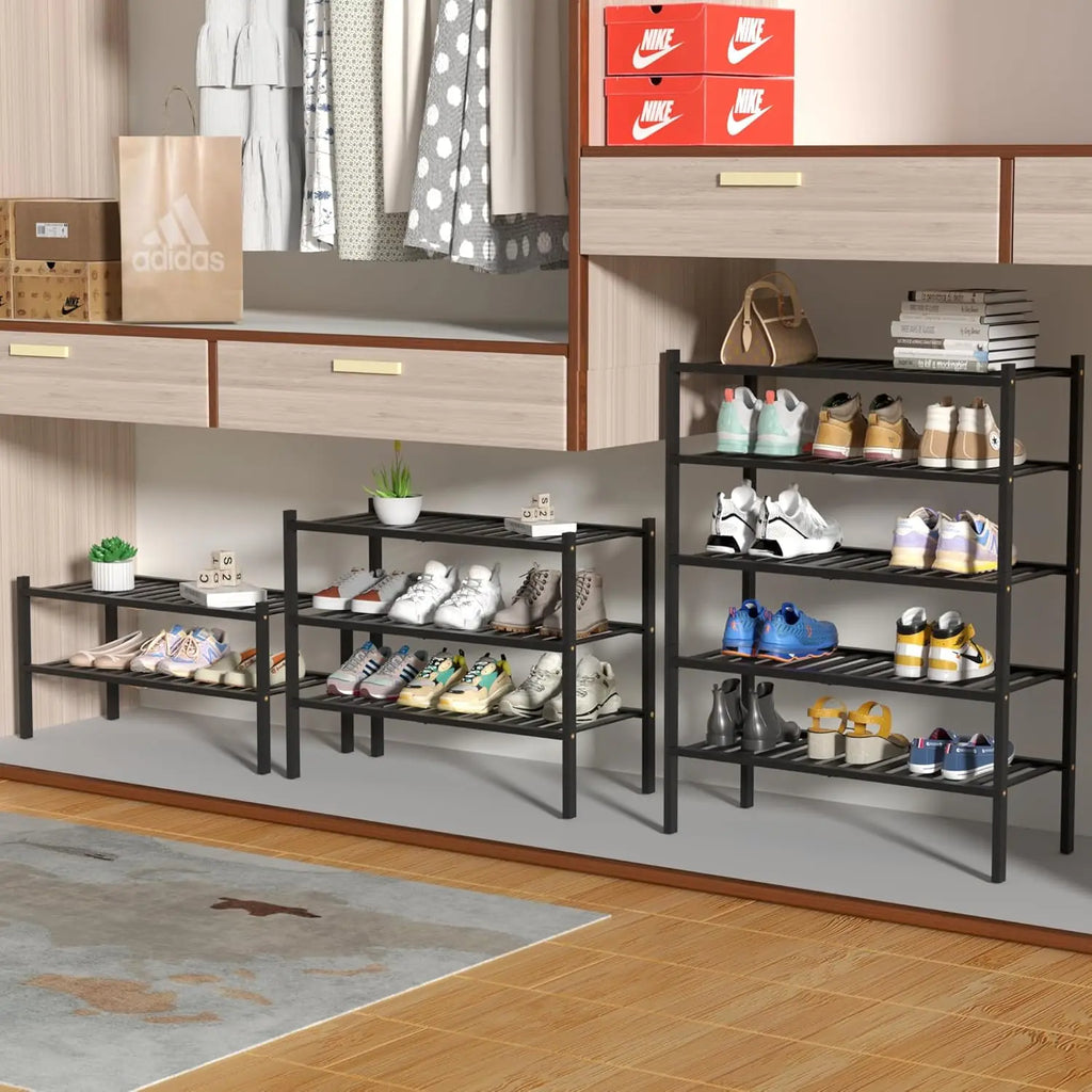 Bamboo Shoe Rack