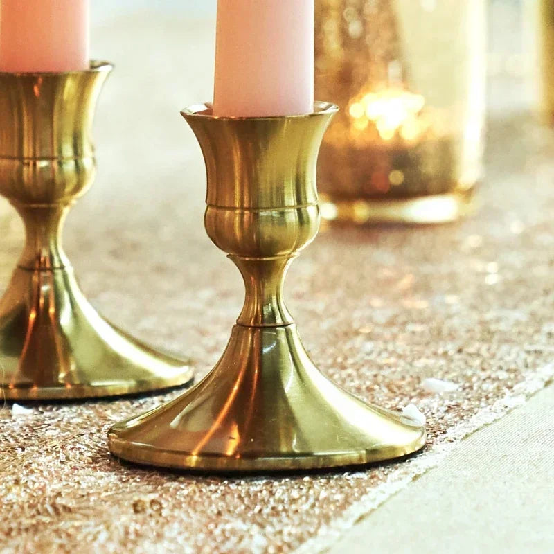 Brass Candlestick (2-Piece Set)