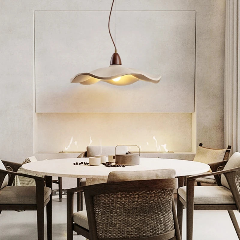 Wabi-Sabi Wood Pendant Chandelier
