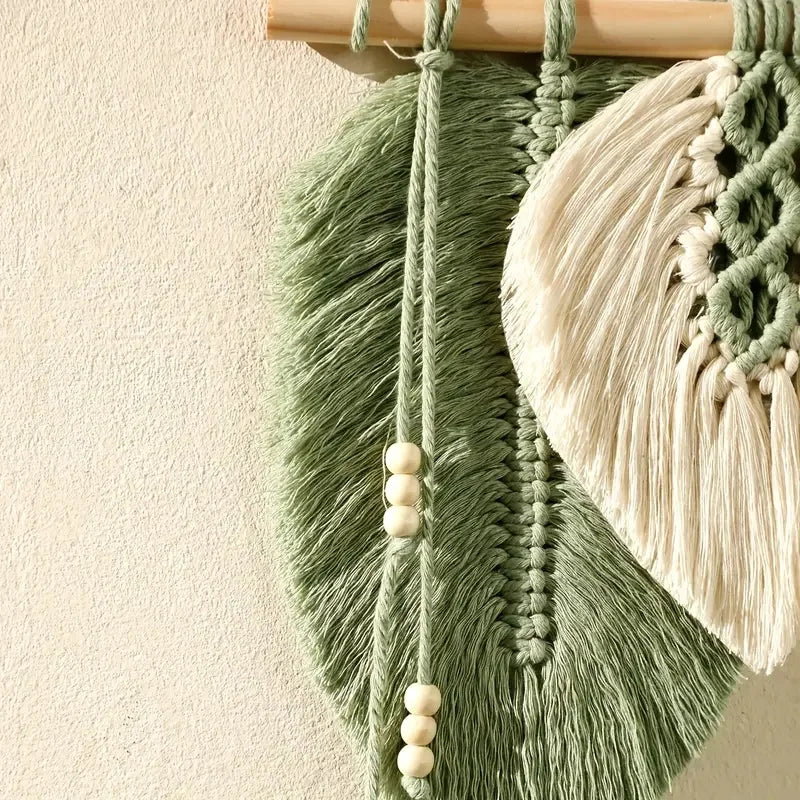 Macrame Leaf Wall Hanging