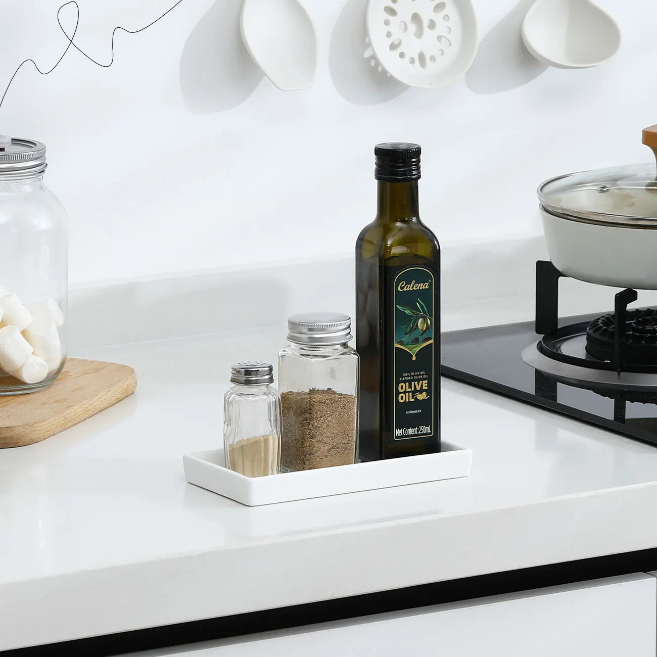 Minimalist Ceramic Vanity Tray
