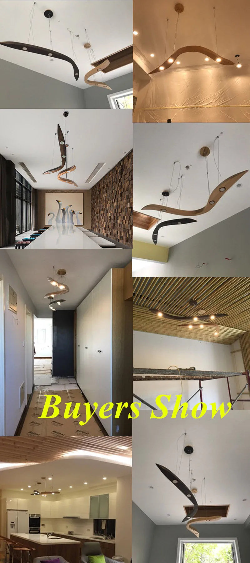 Modern Wood Pendant Lamp