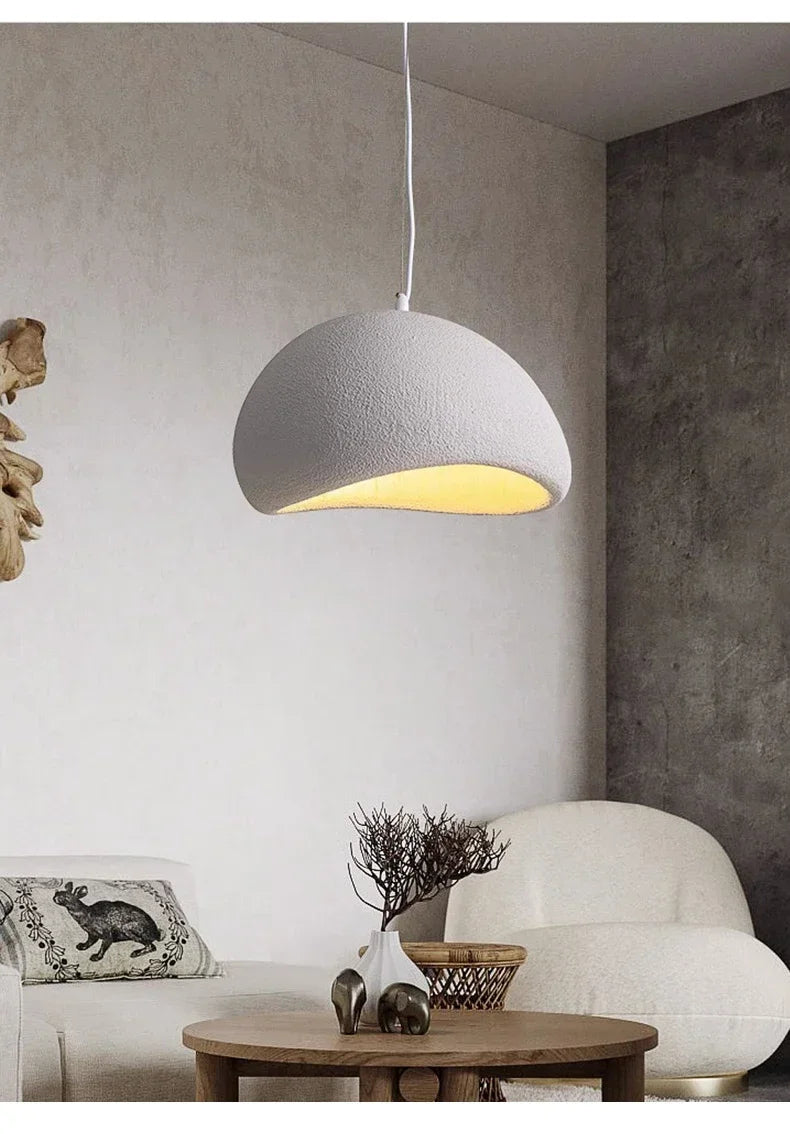 Wabi-Sabi Paper Pendant Chandelier