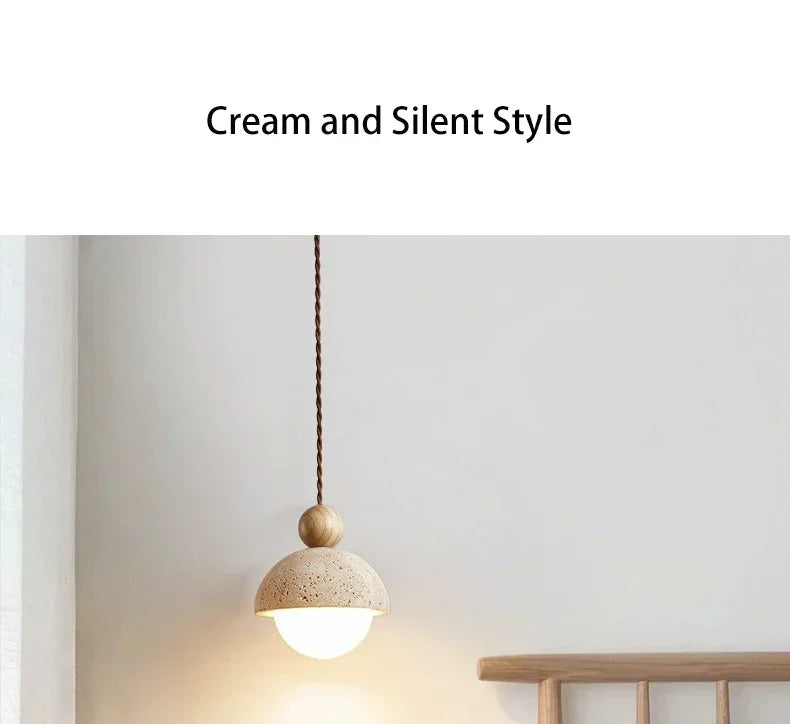 Wabi-Sabi Stone Pendant Chandelier