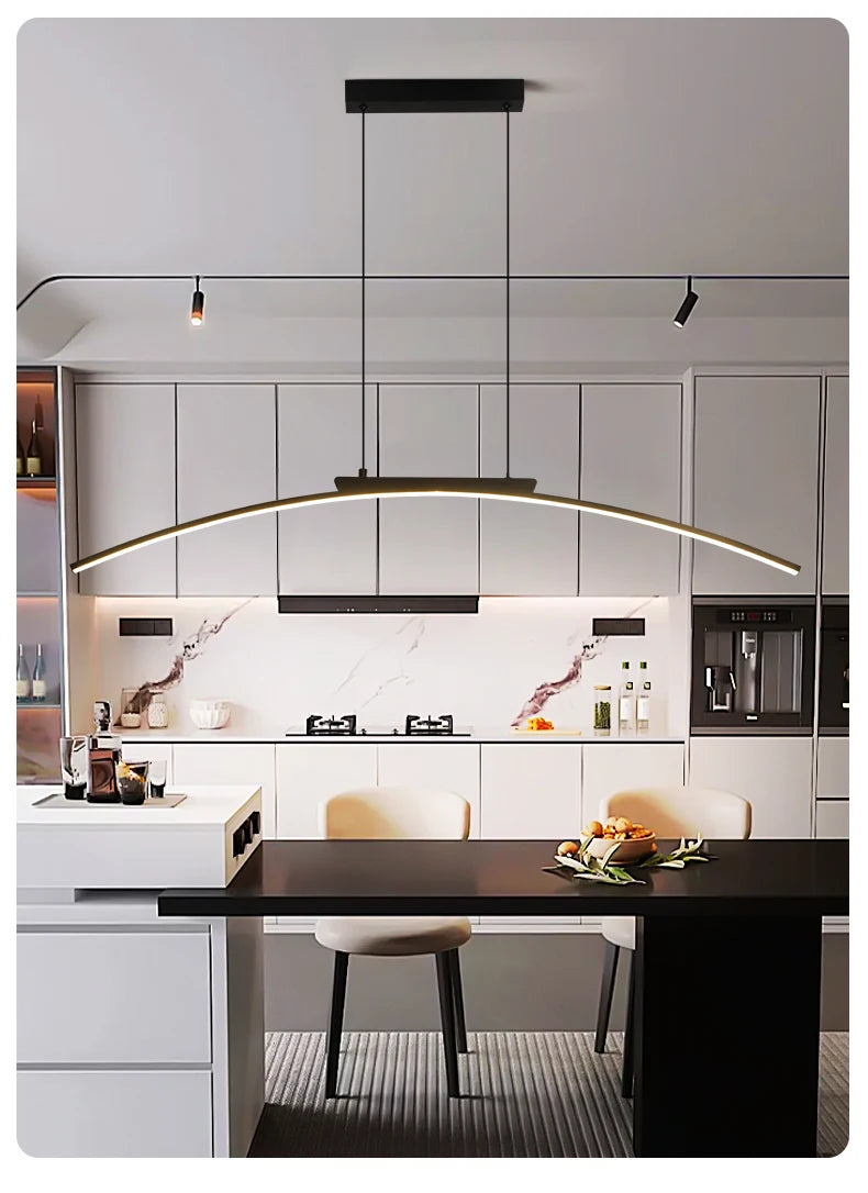 Contemporary Arc Pendant Lamp