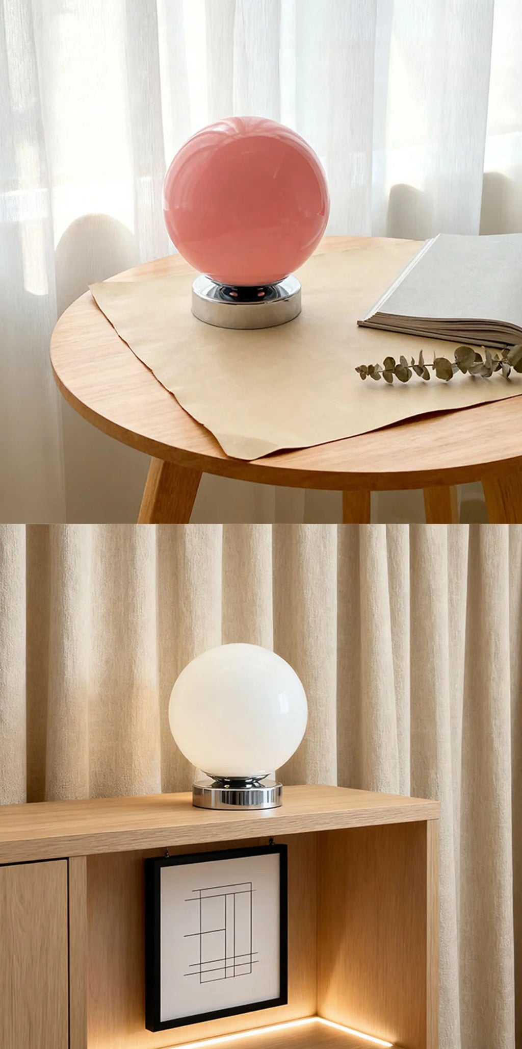 Art Glass Bedside Lamp