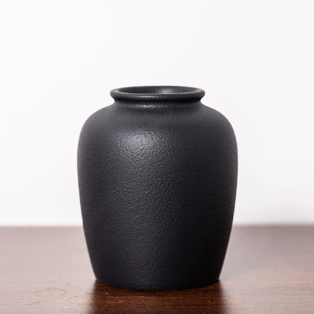 Matte Frosted Ceramic Bud Vase
