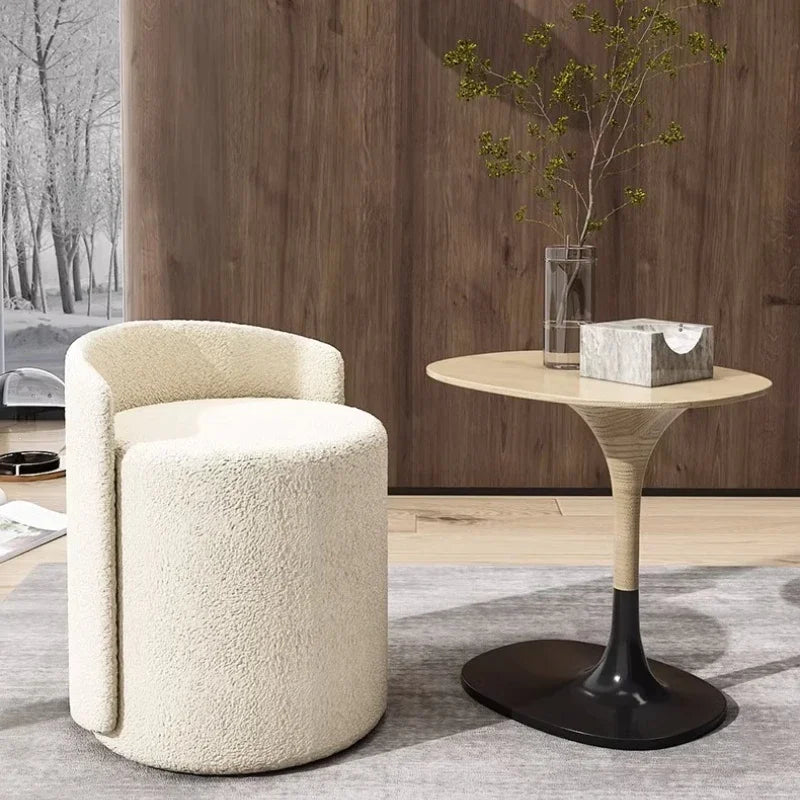 Wooden Vanity Stool