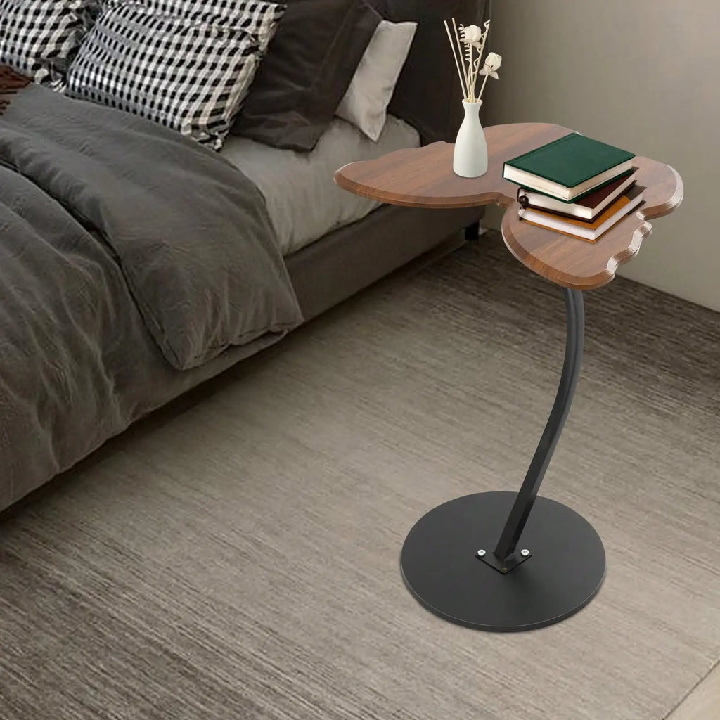 C-Shaped Sofa Side Table