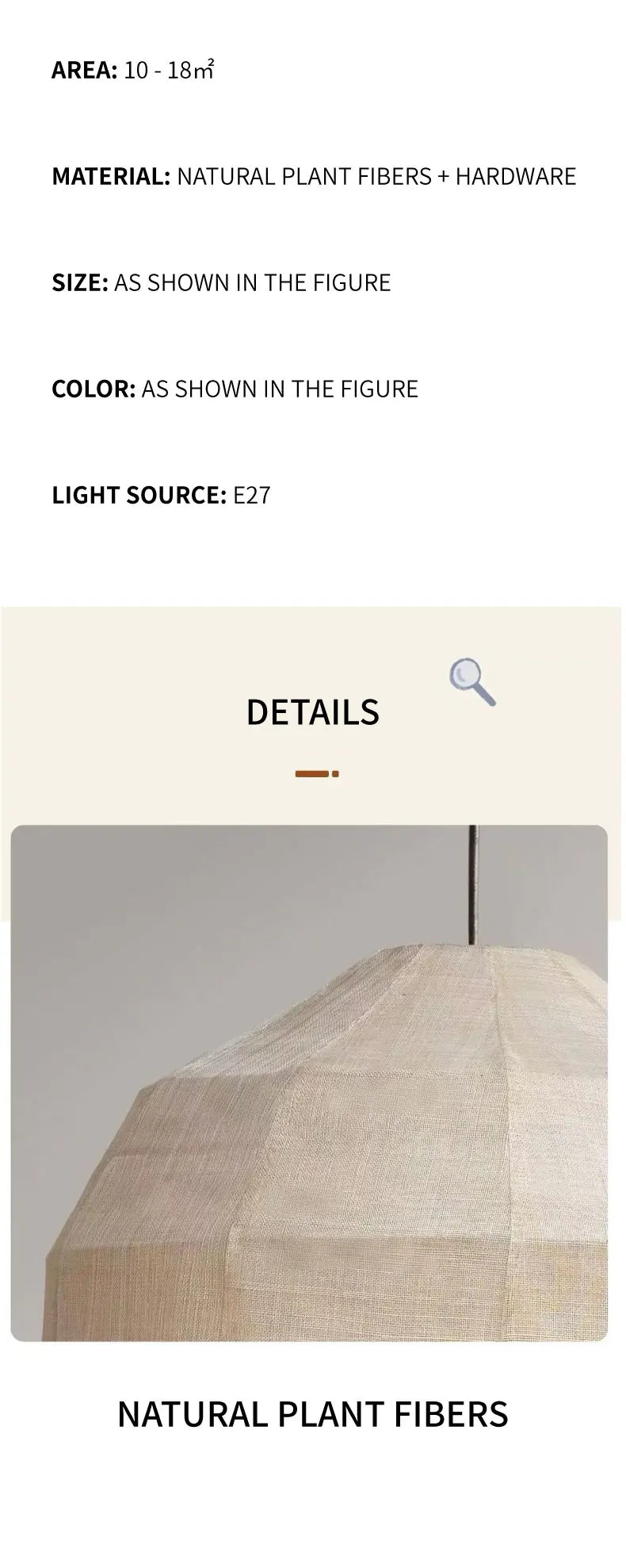 Wabi-Sabi Fabric Pendant Lamp