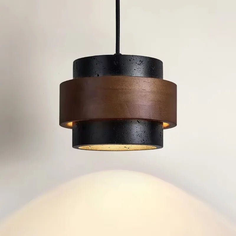 Wabi-Sabi Stone Pendant Lamp