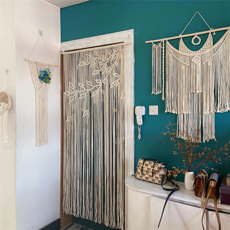 Macrame Door Curtain