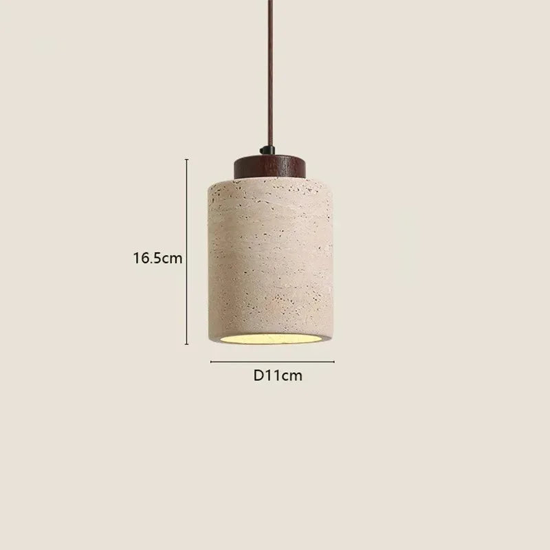 Japanese Wooden Pendant Lamp