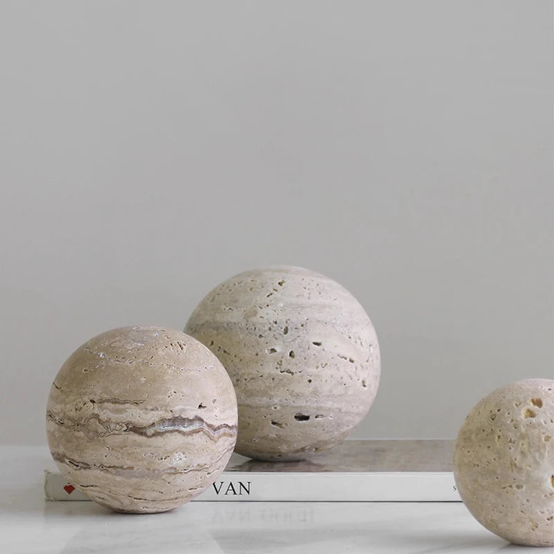 Travertine Marble Sphere