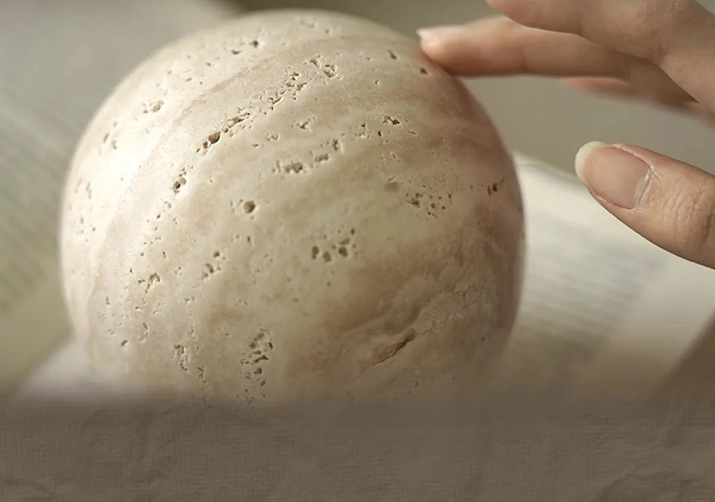 Travertine Marble Sphere