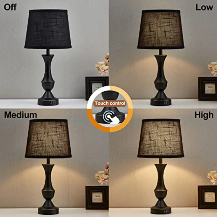 Tall Touch Bedside Lamp