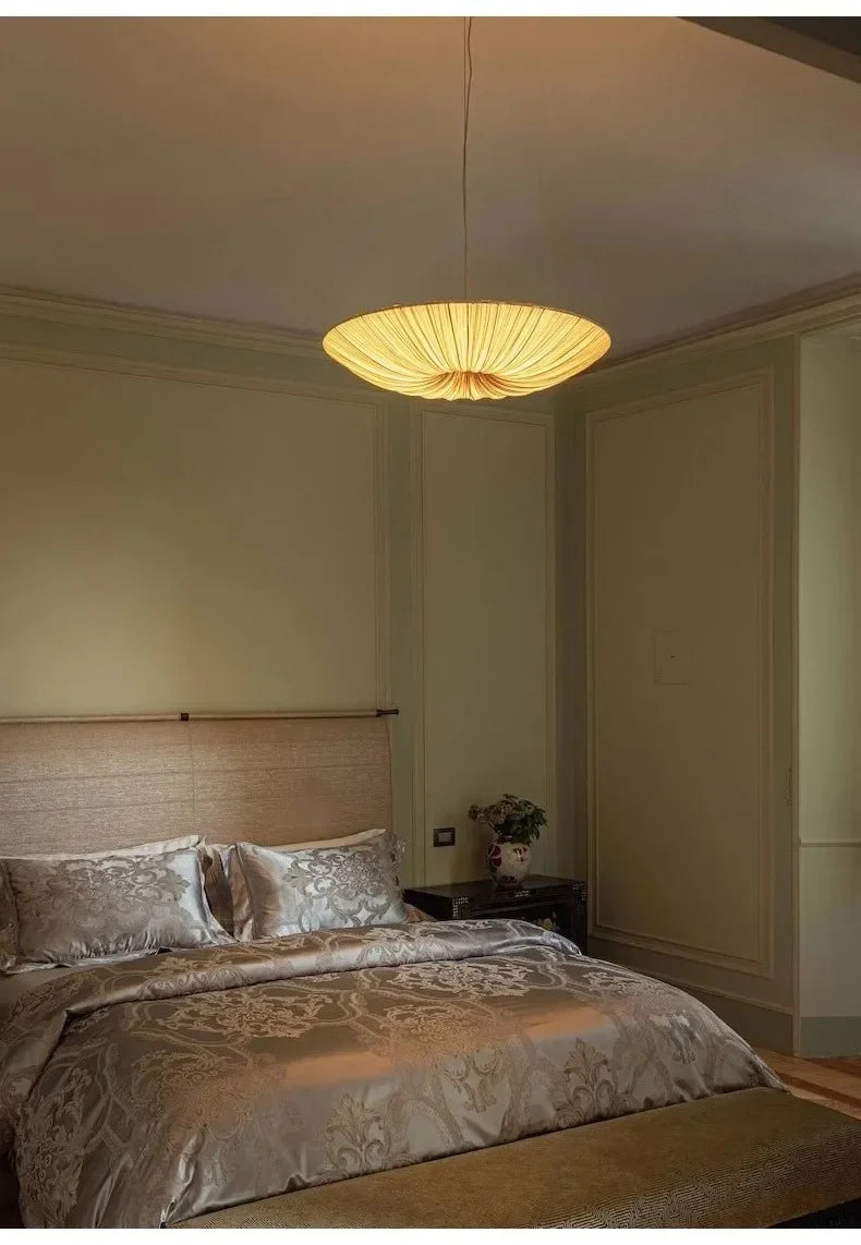 Wabi-Sabi Fabric Pendant Chandelier