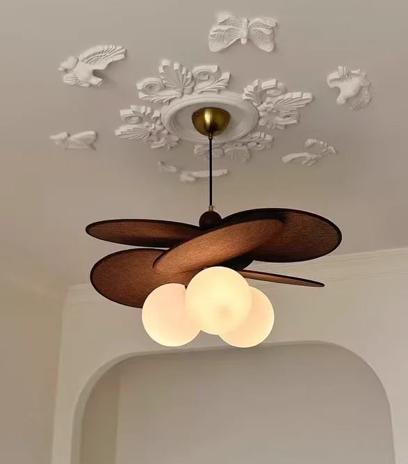 Wabi-Sabi Fabric Pendant Chandelier