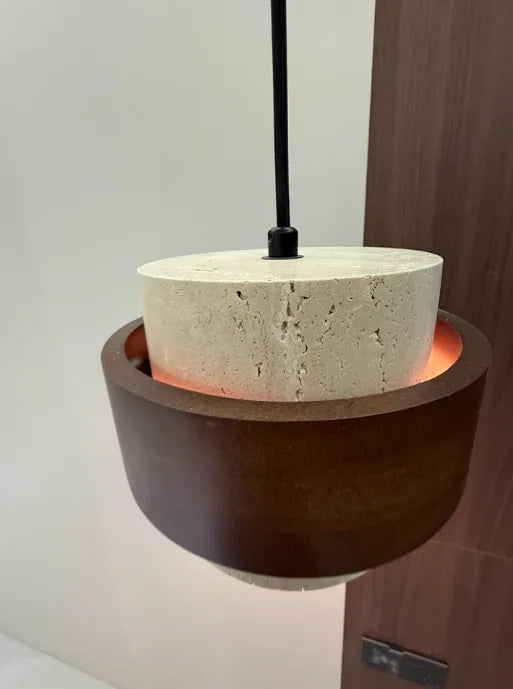 Wabi-Sabi Stone Pendant Lamp