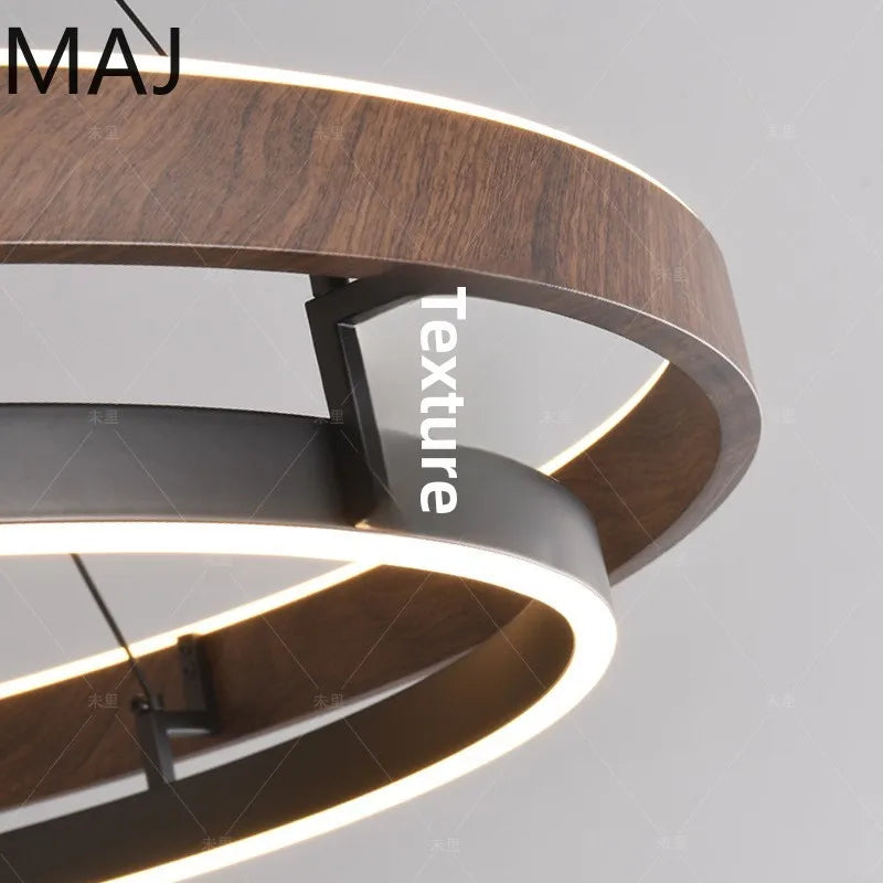 Wabi-Sabi Wood Pendant Chandelier