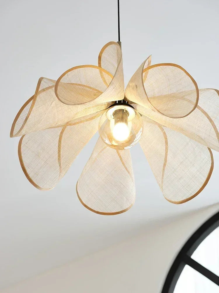 Wabi-Sabi Fabric Pendant Chandelier