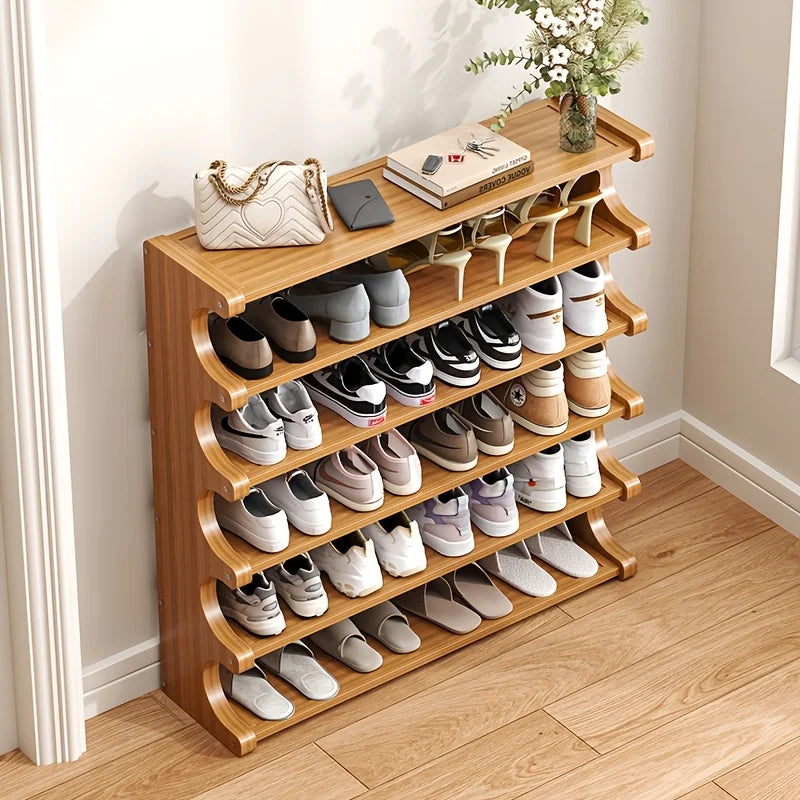 Bamboo Shoe Rack