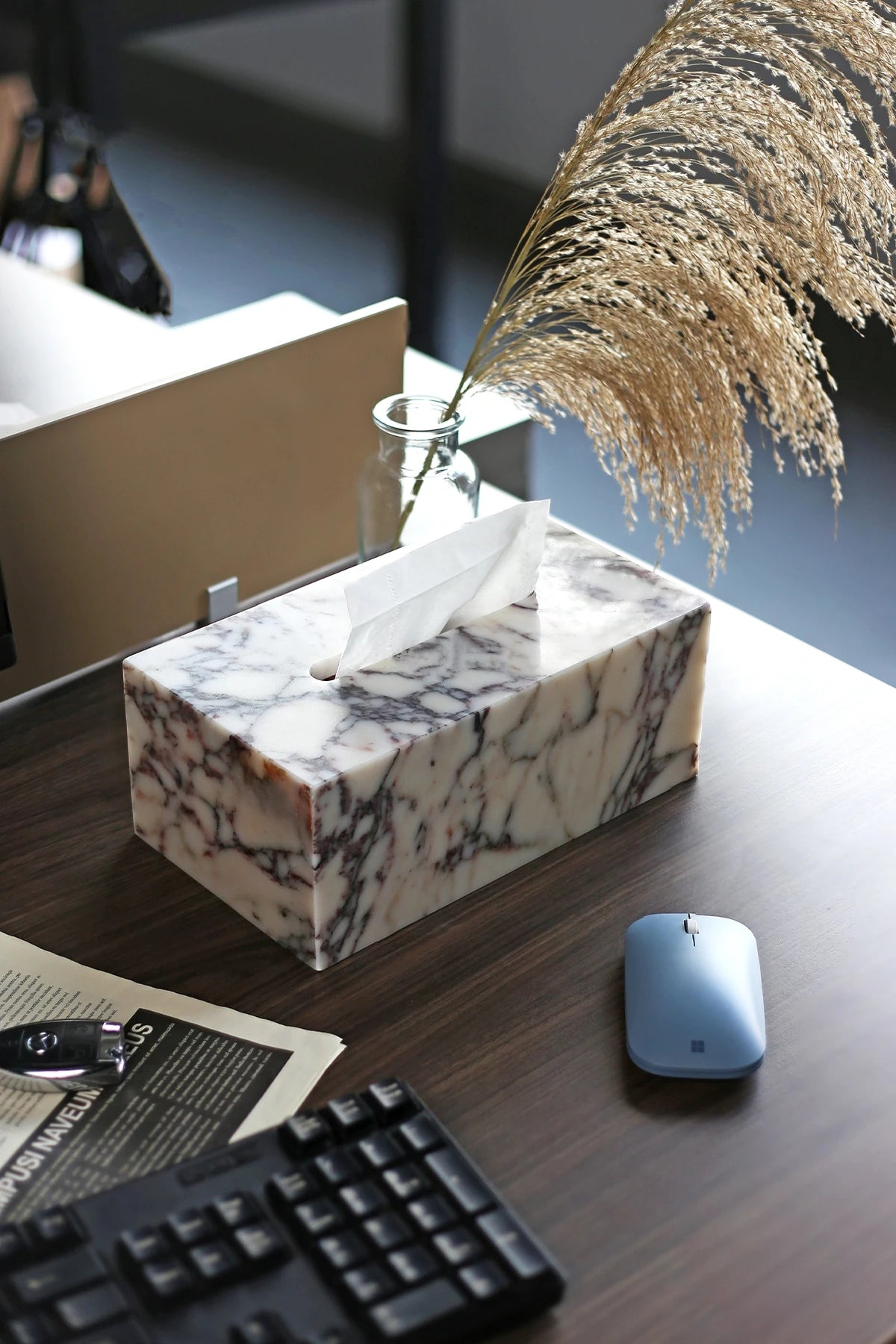 Calacatta Viola Tissue Box