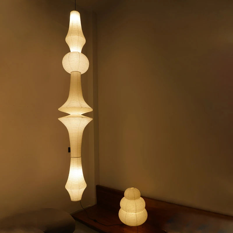 Wabi-Sabi Paper Pendant Chandelier