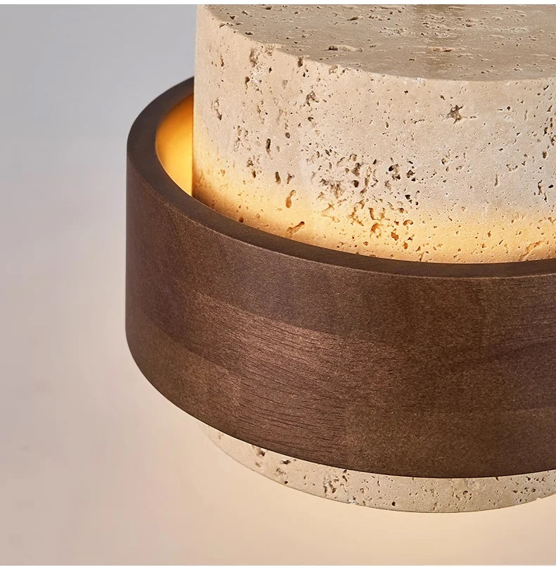 Wabi-Sabi Wood Pendant Chandelier
