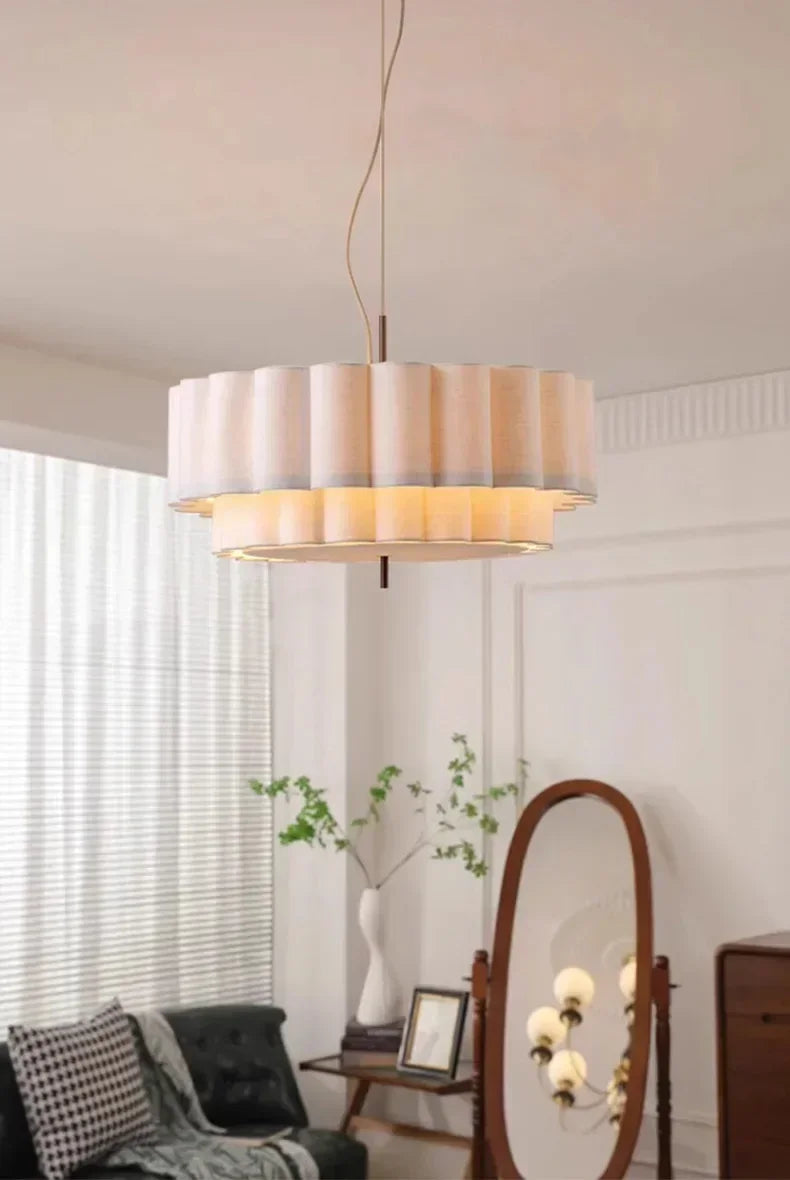 Wabi-Sabi Fabric Pendant Chandelier