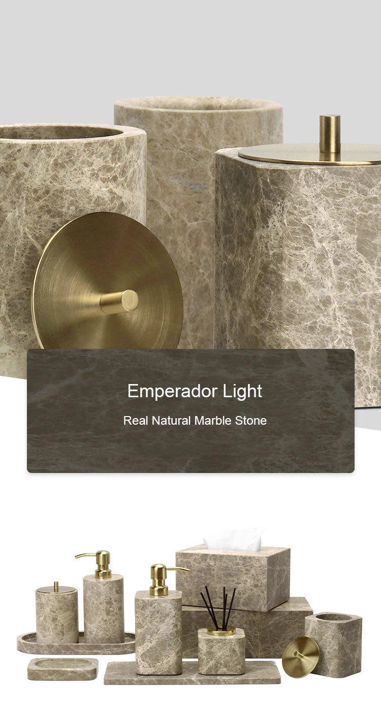 Emperador Light Marble Set