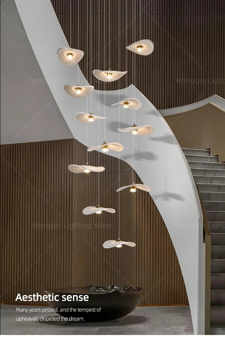 Nordic Stone Pendant Chandelier