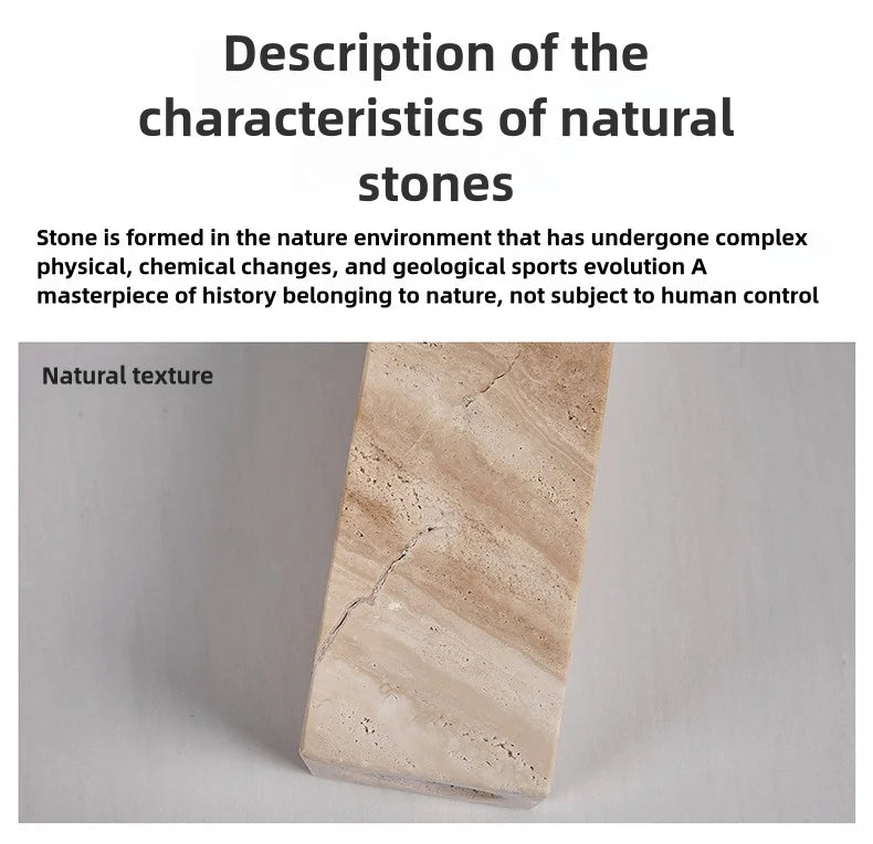 Wabi-Sabi Stone Bedside Lamp