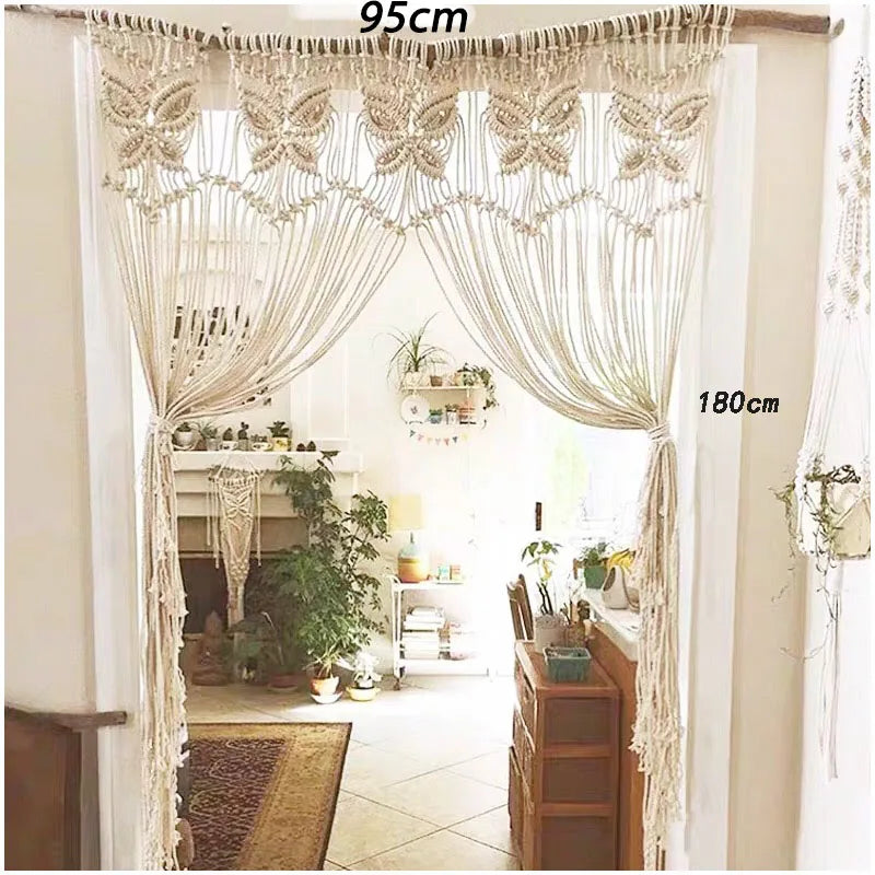 Macrame Door Curtain